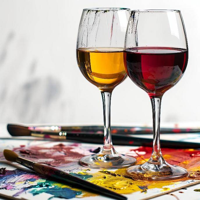 Farinha Pura: além de beber, clientes podem pintar as taças