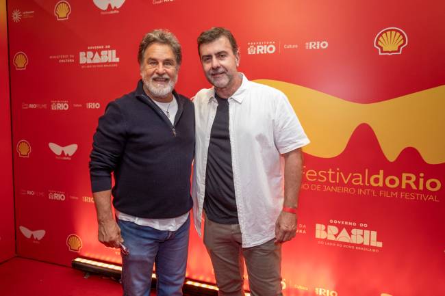 MARCOS FROTA E MARCELO FREIXO ESTIVAL DO RIO 2025 - 7 DE OUTUBRO - CINE ODEON - O AGENTE SECRETO NA PREMIERE BRASIL - FOTO CHRISTIAN RODRIGUES