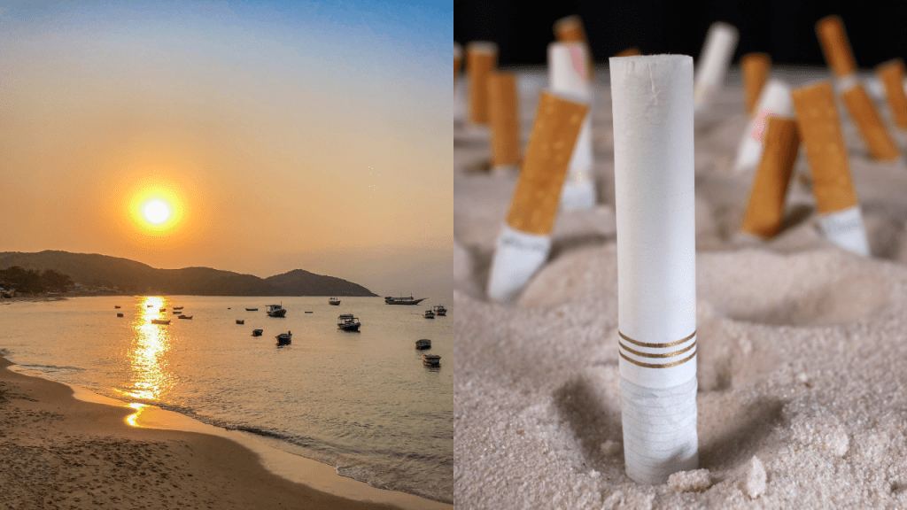 O maior vilão da limpeza das praias da Região dos Lagos