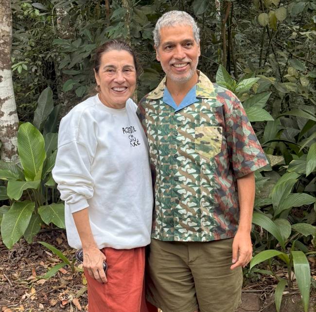 Patricia Casé e Estevão Ciavatta