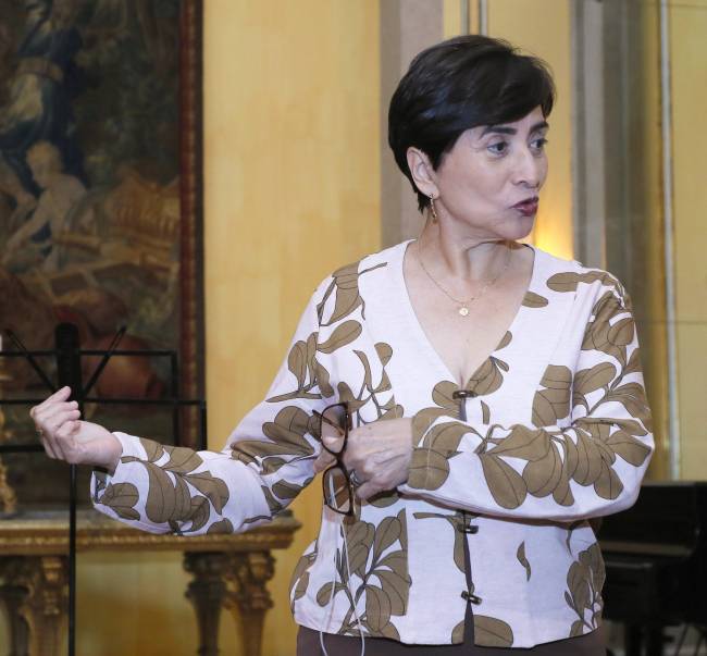 Fiorella Solares, diretora artísica da Ação Social pela Música do Brasil (ASMB)