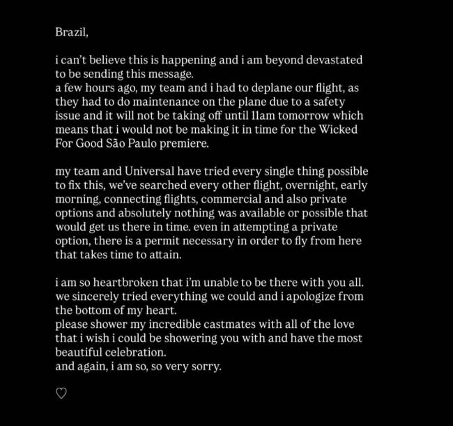 Stories de Ariana Grande