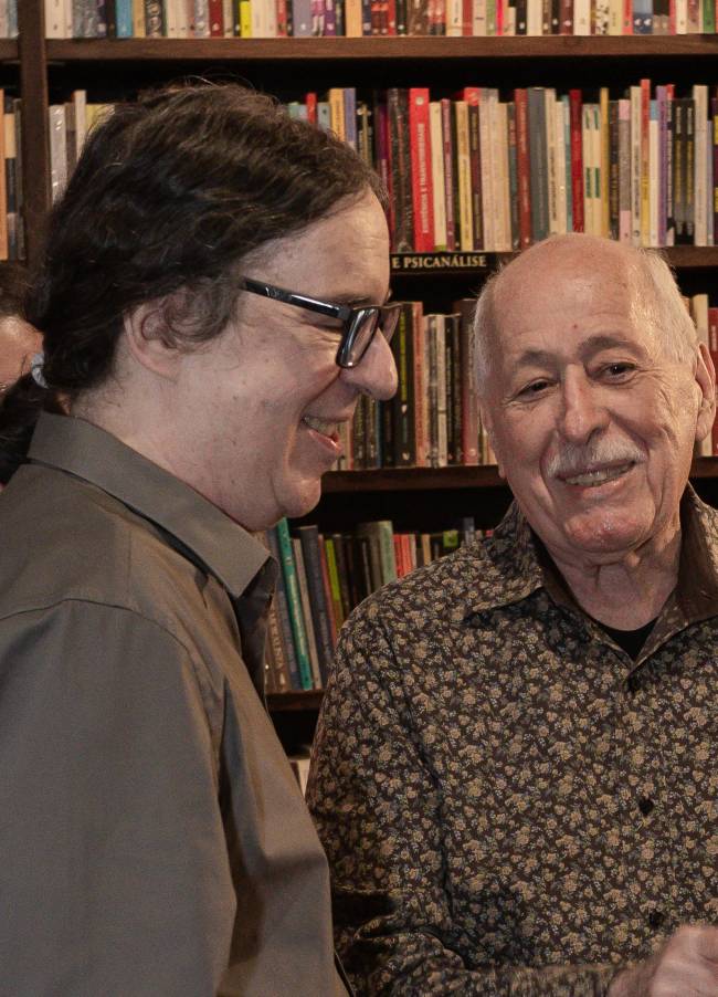 Geraldo Carneiro e Silviano Santiago