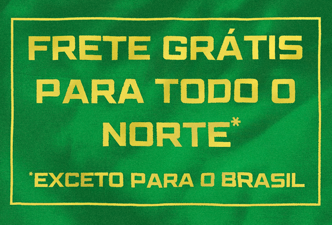Obra-Manifesto: Bandeira de Rafael Pinto questiona a exclusão da região Norte do Brasil