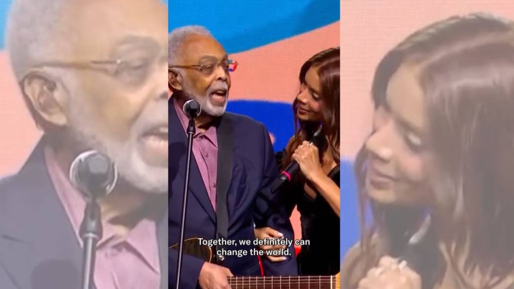 Anitta e Gilberto Gil empolgam Príncipe William durante premiação
