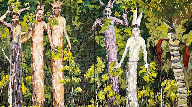 Terra, fogo, água e ar inspiram criações artísticas em cartaz na cidade