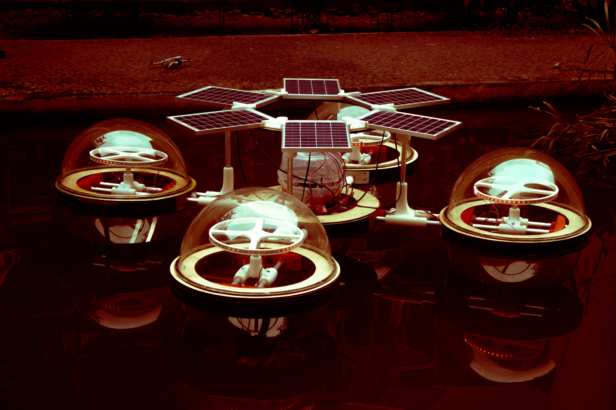 laborat&oacute;rio flutuante