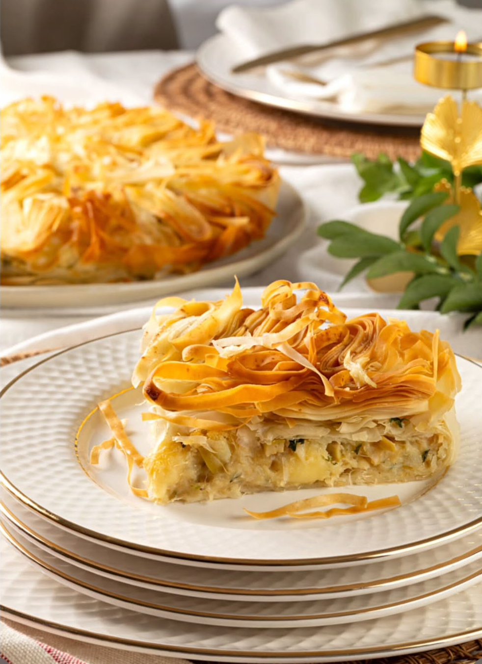 Julia Andrade: torta de bacalhau tem massa crocante