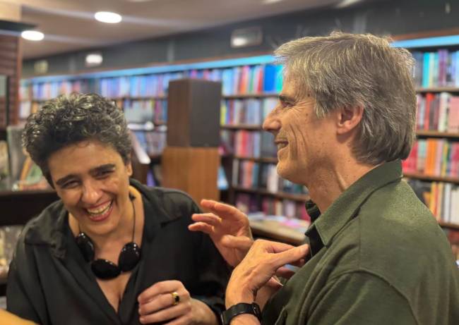 Sylvia Colombo e Walter Salles Jr.