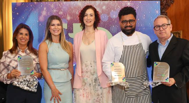 Fernanda Amaral Analine Castro Paola Figueiredo Chef Danilo Parah e Gustavo Gil