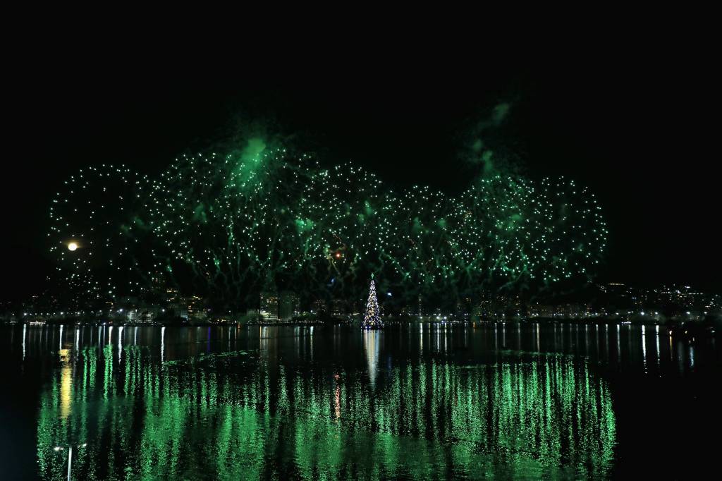 Como foi a inauguração da Árvore da Lagoa