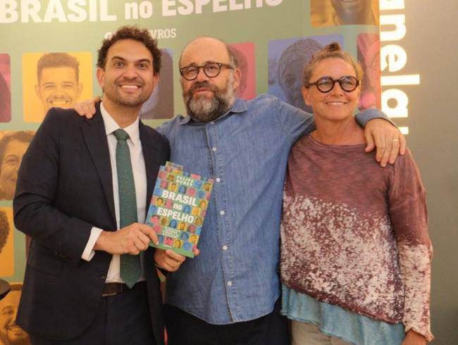 Felipe Nunes, Otavio Muller e Adriana Schmidt