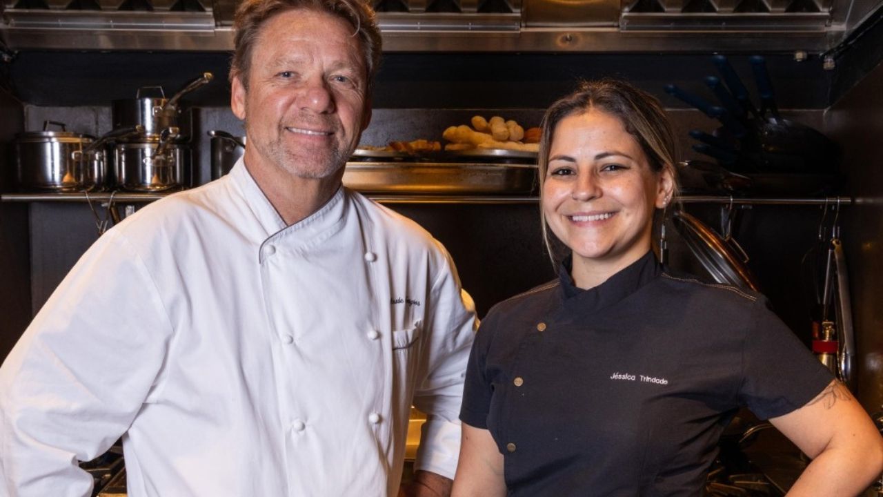 Claude Troisgros e Jessica Trindade