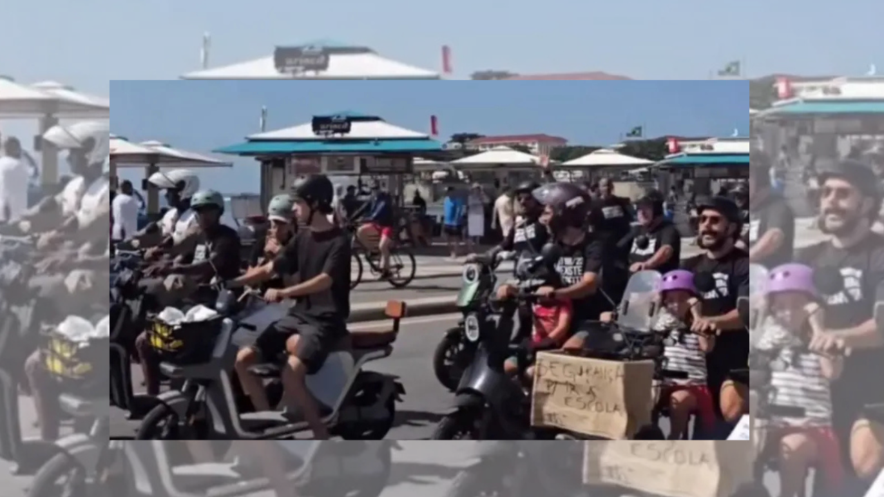 Condutores de bikes elétricas e autopropelidos protestam contra decreto