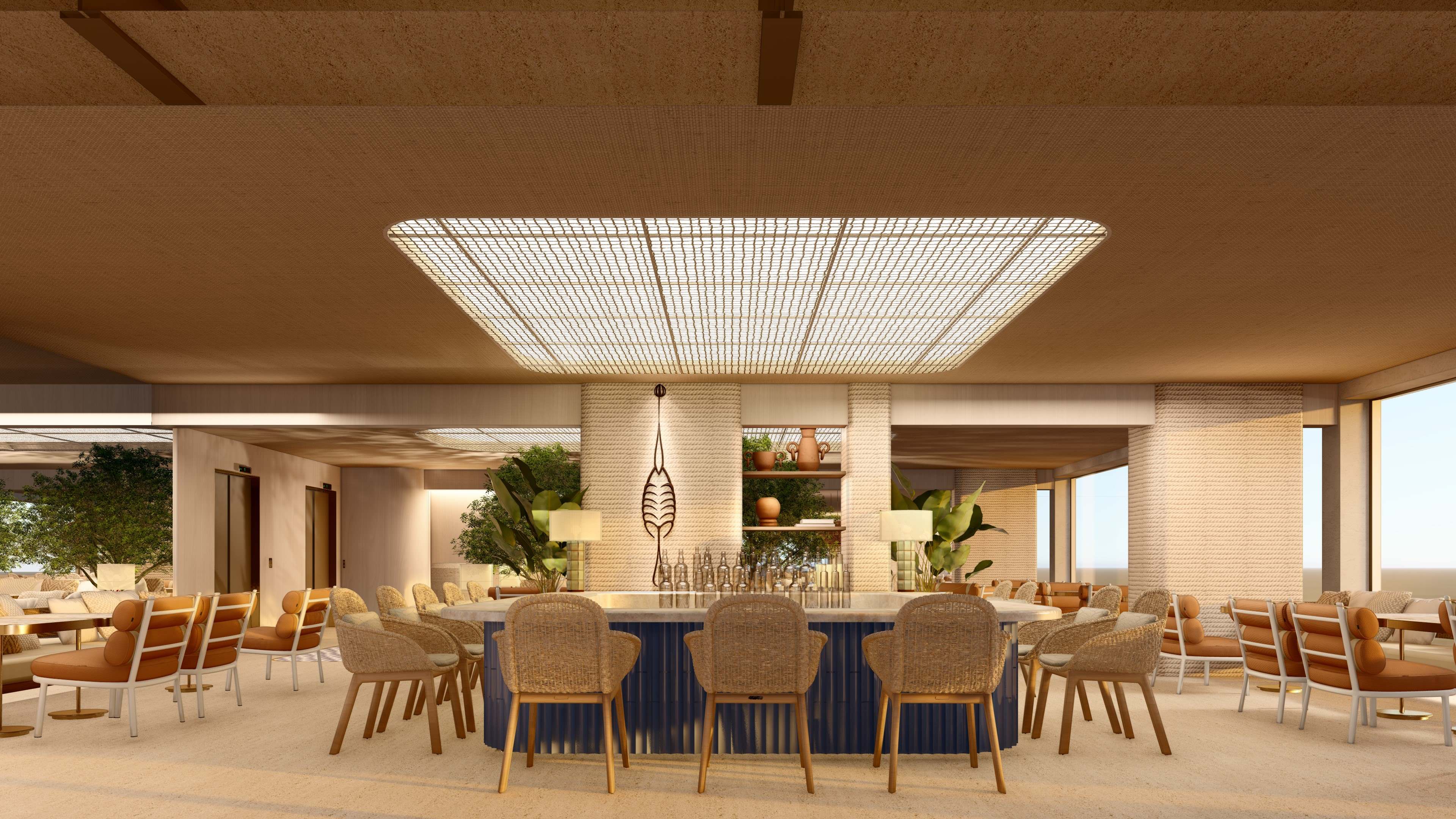 Bar da piscina do Sofitel Ipanema
