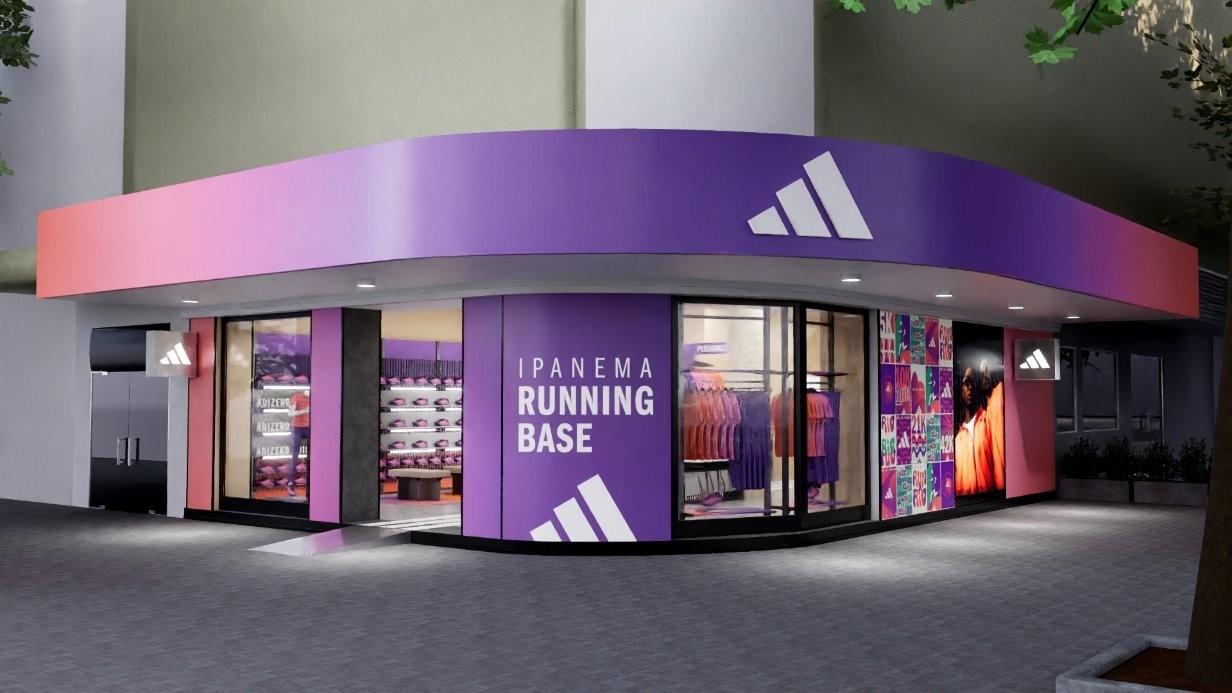 Fachada de loja Adidas 