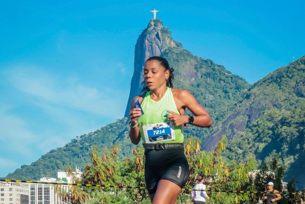 Fernanda Lima nos 5K na Maratona do Rio