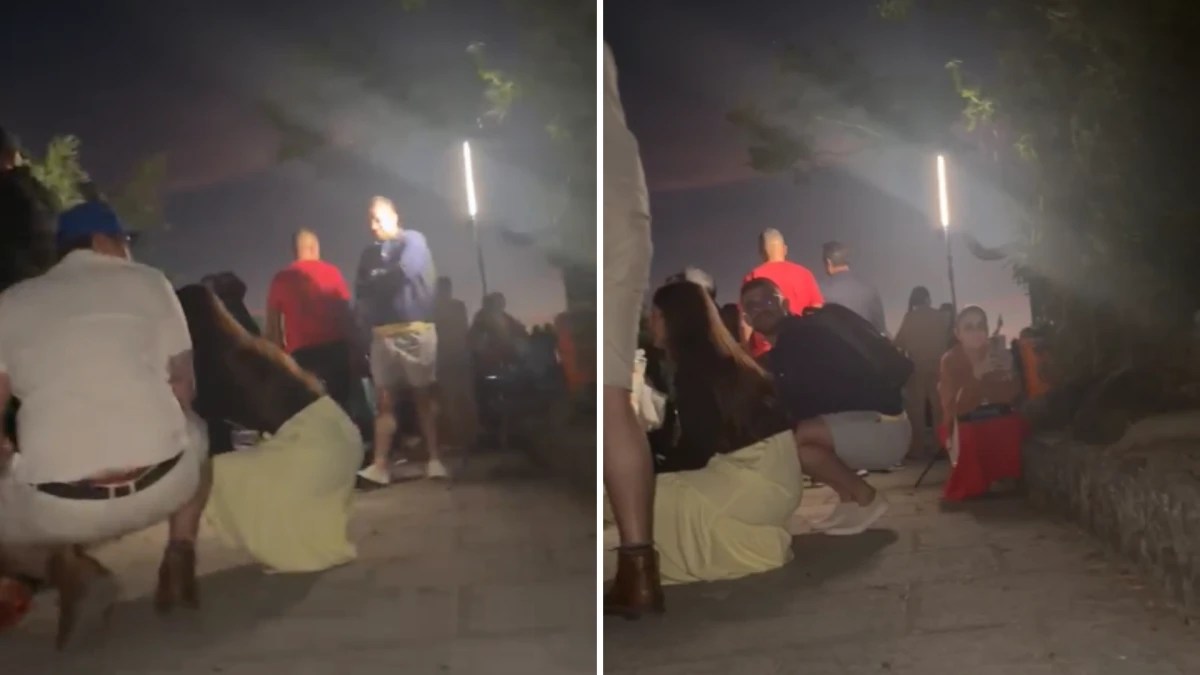 Turistas ficam presos no mirante durante ação policial no Dona Marta