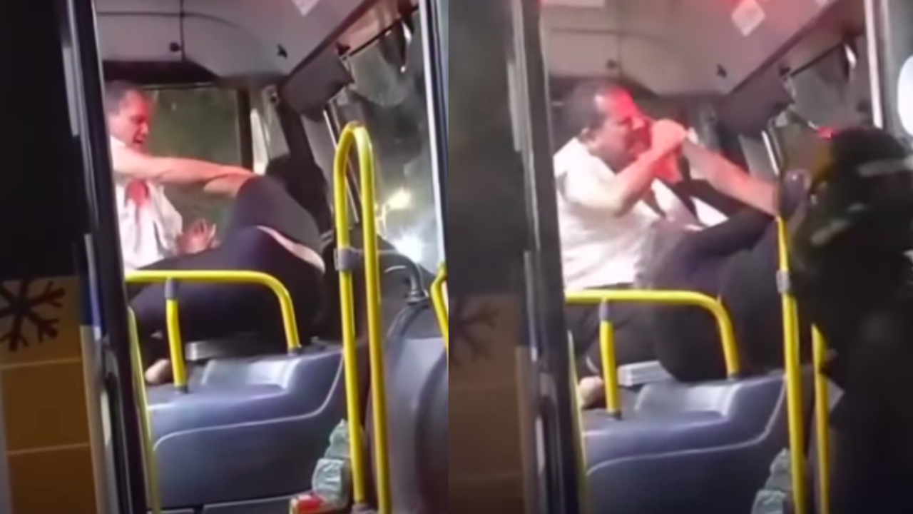 Briga em ônibus: passageira e motorista trocam mordidas e chutes na Freguesia