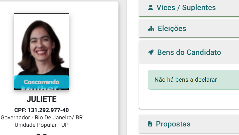 Candidatos ao governo do Rio: há quem tenha milhões ou nada a declarar