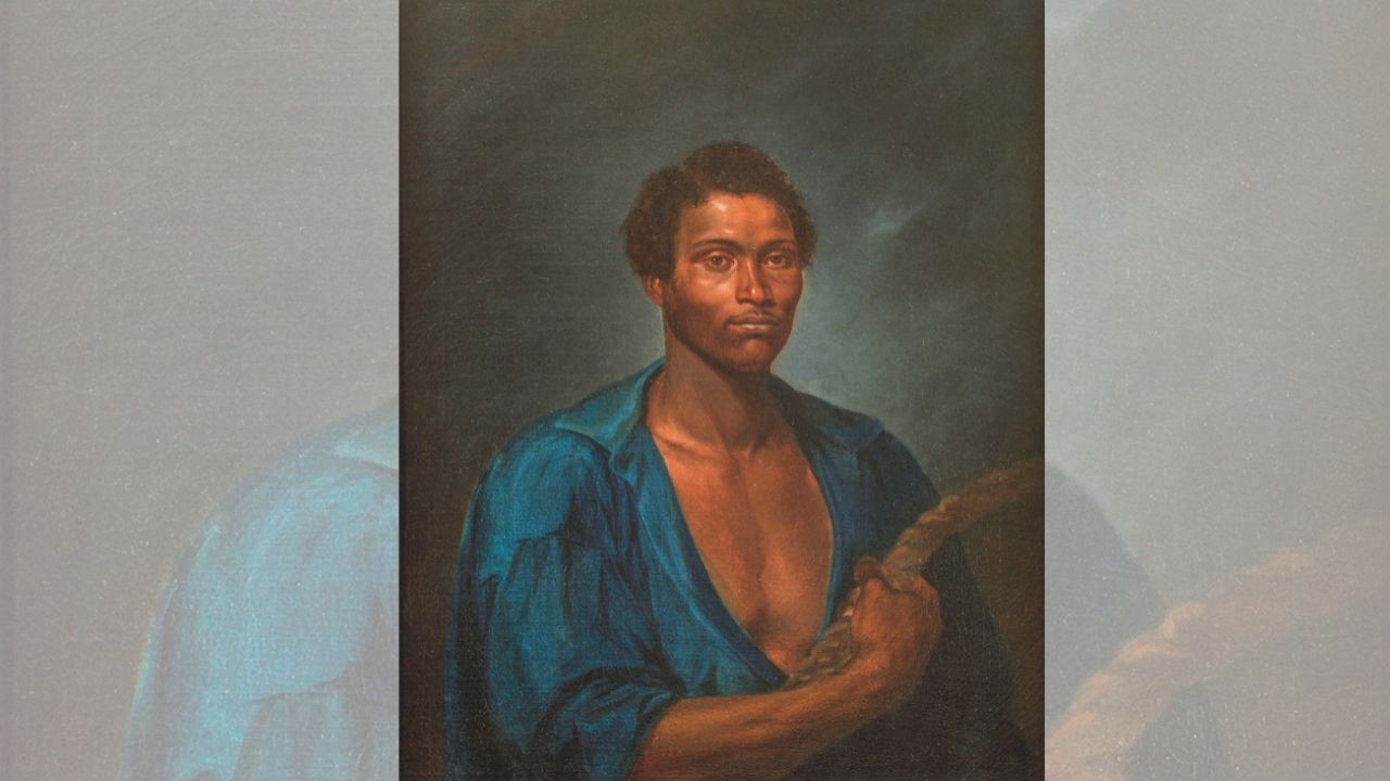 Peça rara: retrato a óleo de um marinheiro, de José Correia Lima