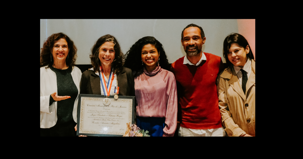 Produtora de cinema Renata Magalhães recebe Pedro Ernesto 