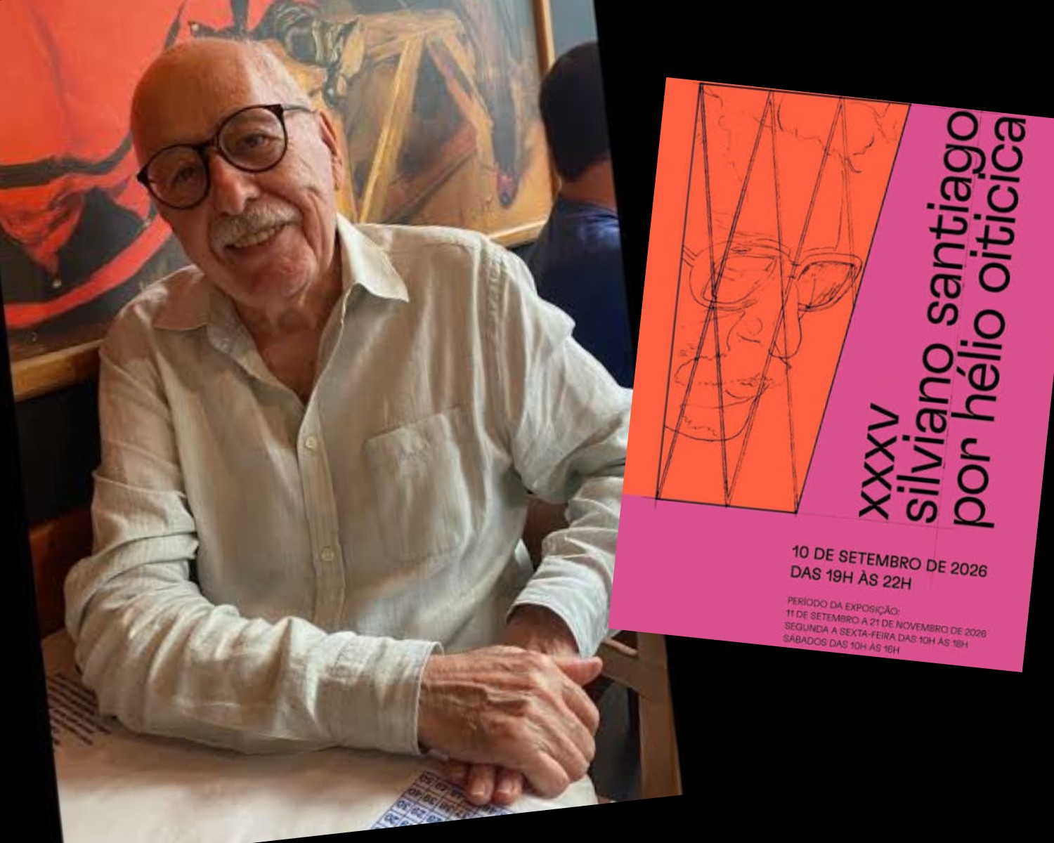 Silviano e Hélio Oiticica: uma amizade em exposição na Pinakotheke